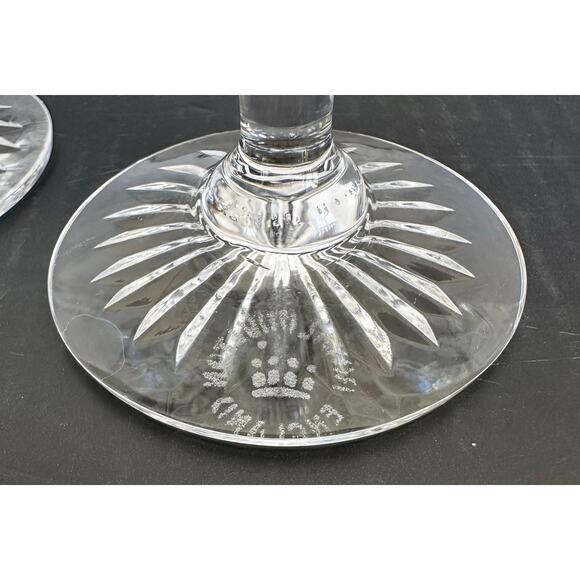 Royal Doulton Mayfair Crystal Cordial wine juice Glasses Pattern Set Of 3 Vtg - Picture 7 of 8